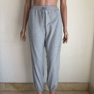 OSOS 4505 Gray Sweatpants Joggers Women’s Size L Elastic Waist/Ham Activewear